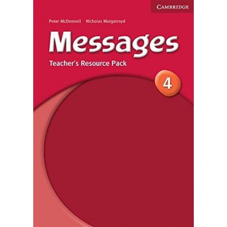 Messages 4 Teacher's Resource Pack Messages 4 Teacher's Resource Pack