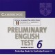 Cambridge Preliminary English Test 6 Audio CD