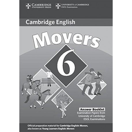 Cambridge Young Learners English Tests Movers 6 Answer Booklet Cambridge Young Learners English Tests Movers 6 Answer Booklet