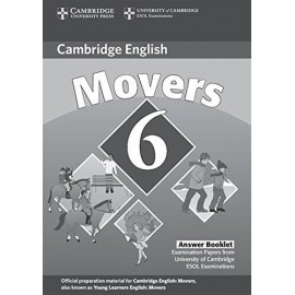 Cambridge Young Learners English Tests Movers 6 Answer Booklet