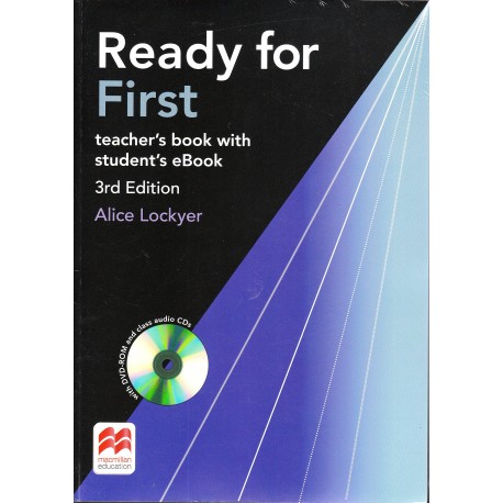 Ready for First Third Edition Teacher's Book with Student's eBook + DVD-ROM + Class Audio CDs