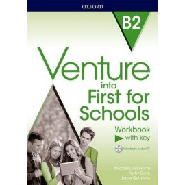 Venture into First for Schools Workbook with Key + Audio CD