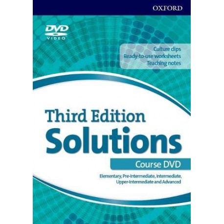 Solutions Third Edition All Levels Course DVD Solutions Third Edition All Levels Course DVD