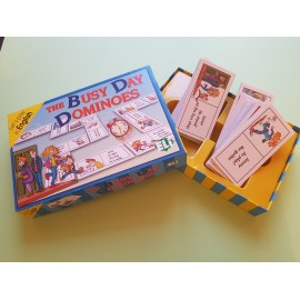 The Busy Day Dominoes - Game Box + CD-ROM