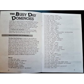 The Busy Day Dominoes - Game Box + CD-ROM