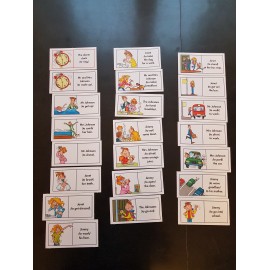 The Busy Day Dominoes - Game Box + CD-ROM