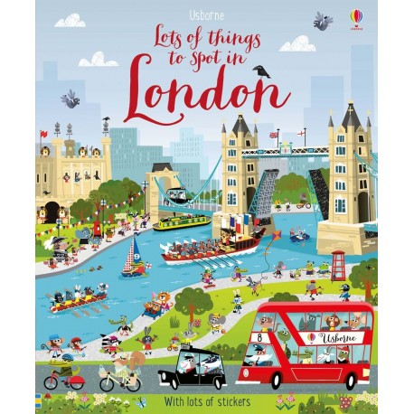 Usborne Lots of Things to Spot in London Sticker Book Usborne Lots of Things to Spot in London Sticker Book