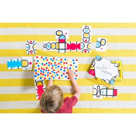 Hervé Tullets ZaZaZoom! A Game of Imagination - Mix. Match. Connect. Play.