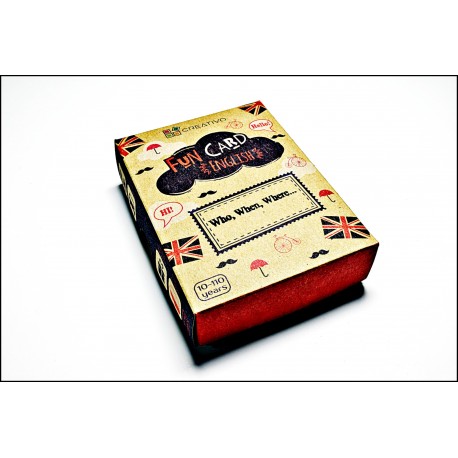 Creativo - Fun card English Who, When, Where