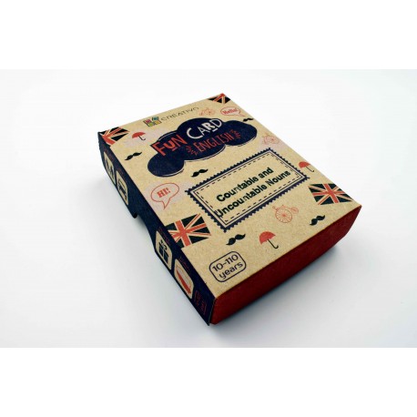Creativo - Fun card English Countable and Uncountable Nouns