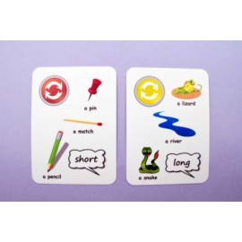 Creativo - Fun card English Adjectives, Comparatives and Superlatives