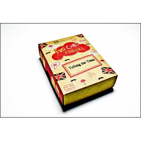 Creativo - Fun card English Telling the Time