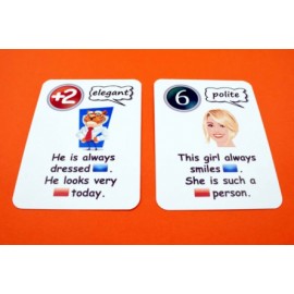 Creativo - Fun card English Adverbs vs Adjectives