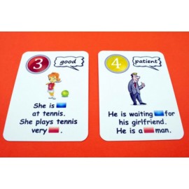 Creativo - Fun card English Adverbs vs Adjectives
