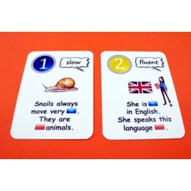 Creativo - Fun card English Adverbs vs Adjectives