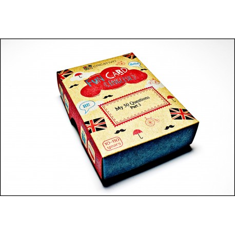 Creativo - Fun card English My 50 questions part three