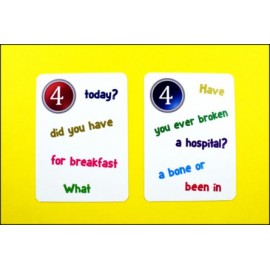 Creativo - Fun card English My 50 questions part three