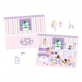 Melissa & Doug - Blok s adhezními samolepkami - Dům 