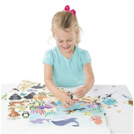 Melissa & Doug - Blok s adhezními samolepkami - Příroda