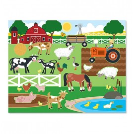 Melissa & Doug - Blok s adhezními samolepkami - Příroda