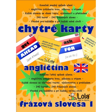 Chytré karty - Angličtina frázová slovesa 1 Chytré karty - Angličtina frázová slovesa 1