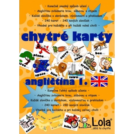 Chytré karty - Angličtina slovíčka 1