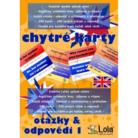 Chytré karty - Angličtina otázky a odpovědi 1