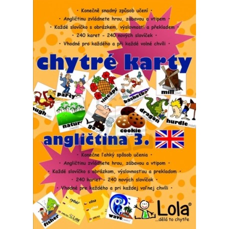 Chytré karty - Angličtina slovíčka 3 Chytré karty - Angličtina slovíčka 3