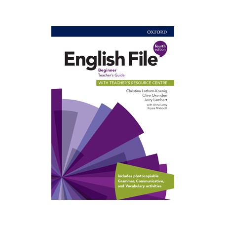 English File Fourth Edition Beginner Teacher's Book with Teacher's Resource Center