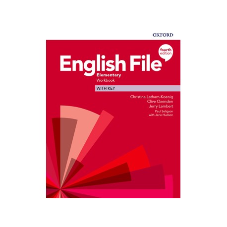 English File Fourth Edition Elementary Workbook with Answer Key