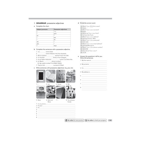 English File Fourth Edition Elementary Workbook