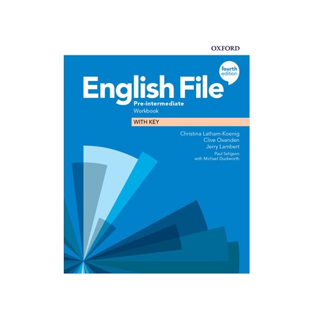 English File Fourth Edition Pre-Intermediate Workbook with Answer Key