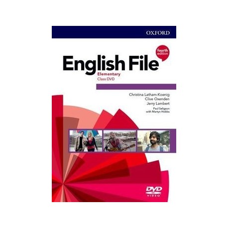  English File Fourth Edition Elementary Class DVDs 