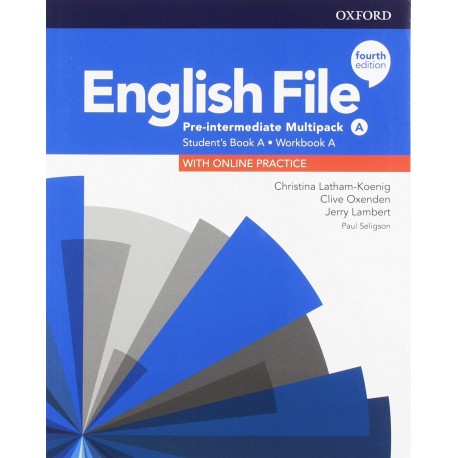 English File Fourth Edition Pre-intermediate Multipack A with Student Resource Centre Pack