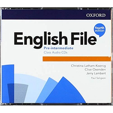 English File Fourth Edition Pre-Intermediate Class Audio CDs 