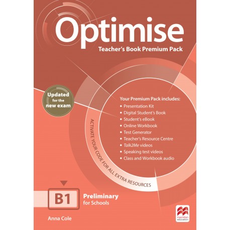 Optimise B1 Teacher's Book Premium Pack - Update edition