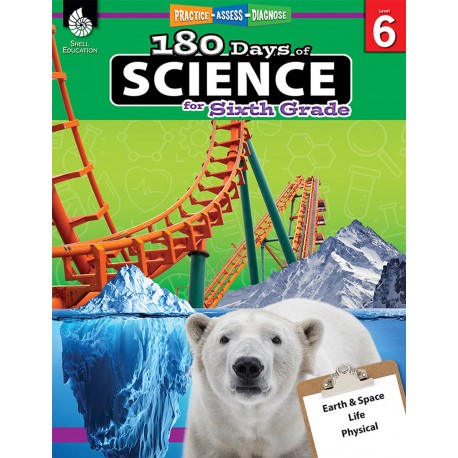 180 Days of Science for Sixth Grade : Practice, Assess, Diagnose