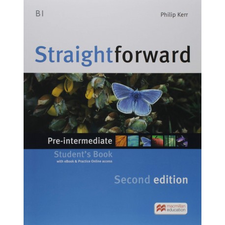 Straightforward Pre-Intermediate Second Ed. Student's Book + eBook + Practice Online access