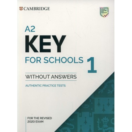Cambridge English A2 Key for Schools 1 for the Revised 2020 Exam Student's Book without Answers