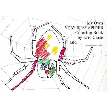 My Own Very Busy Spider Coloring Book