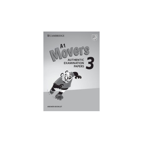 Cambridge English Young Learners 3 for Revised Exam from 2018 Movers Answer Booklet
