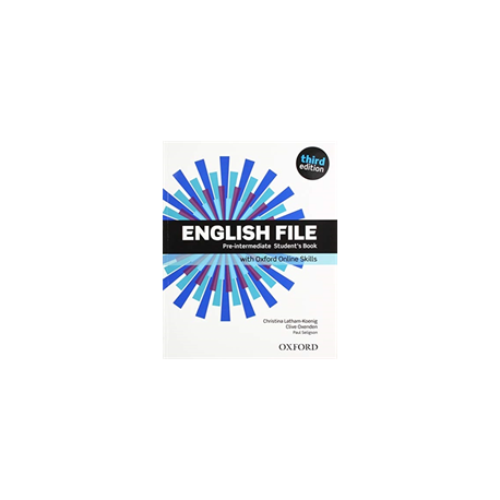 English File Third Edition Pre-intermediate Student´s Book (International Edition) with Oxford Online Skills