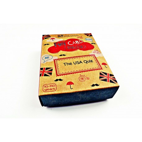 Fun card English The USA Quiz
