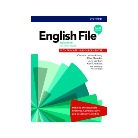 English File Fourth Edition Advanced Teacher's Book with Teacher's Resource Center
