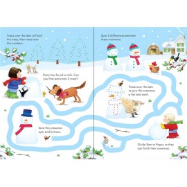 Usborne Farmyard Tales Poppy and Sam's Wipe-Clean Christmas Activities