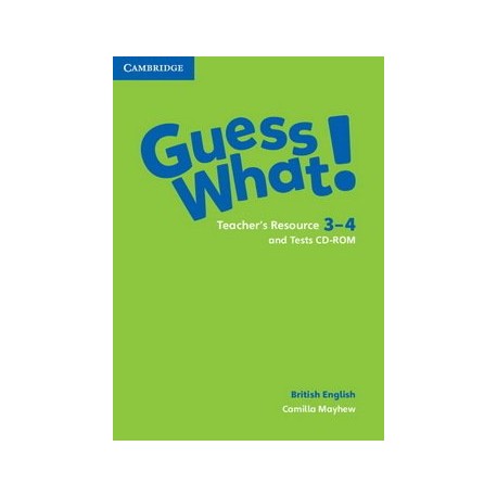 Guess What! 3-4 Teacher's Resource and Tests CD-ROMs