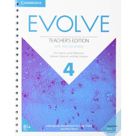 Evolve 4 Teacher's Edition with Test Generator