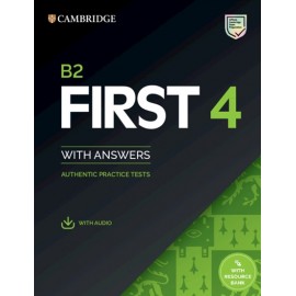 Cambridge English First 4 Student's Book with Answers with Audio with Resource Bank Authentic Practice Tests