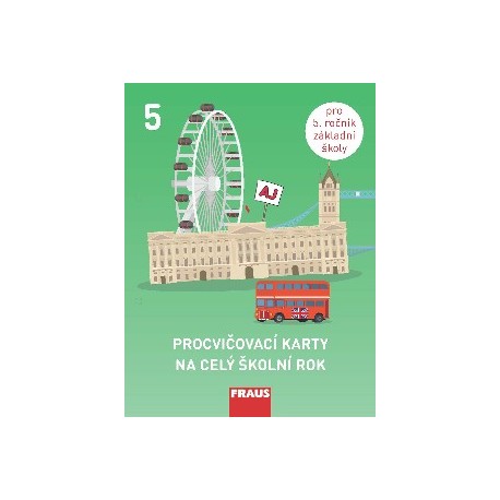 Procvičovací karty na celý školní rok - Angličtina pro 5. ročník