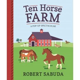 Ten Horse Farm: A Pop-up book interaktivní knížka o koních